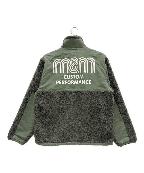 m&m custom performance（エムアンドエム カスタムパフォーマンス）m&m custom performance (エムアンドエム カスタムパフォーマンス) SHEEP BORE JACKET グリーン サイズ:Lの古着・服飾アイテム