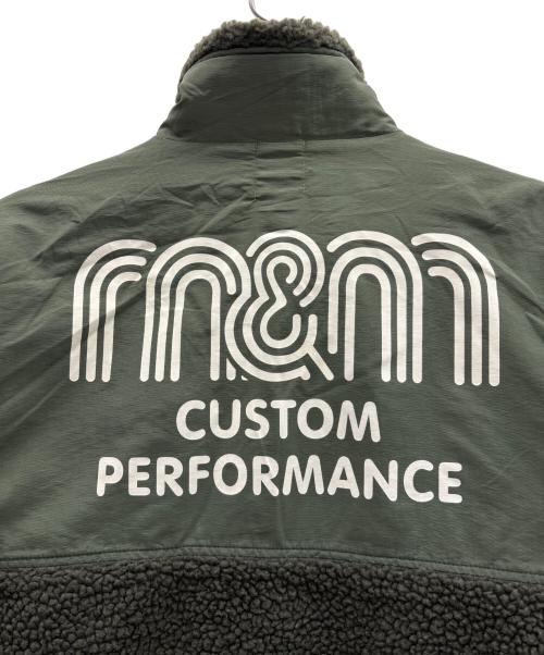 m&m custom performance（エムアンドエム カスタムパフォーマンス）m&m custom performance (エムアンドエム カスタムパフォーマンス) SHEEP BORE JACKET グリーン サイズ:Lの古着・服飾アイテム