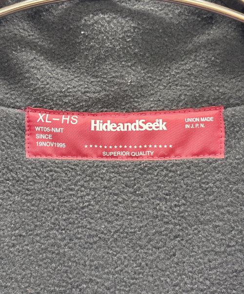 HIDE AND SEEK（ハイドアンドシーク）HIDE AND SEEK (ハイドアンドシーク) ナイロンベスト ブラック サイズ:XLの古着・服飾アイテム
