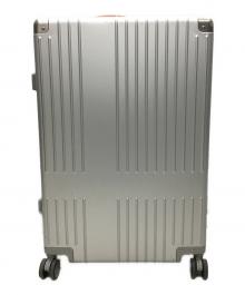 TRiO（TRiO）の古着「アルミスーツケース」｜シルバー×ブラウン