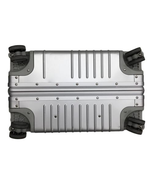 TRiO（TRiO）TRiO (TRiO) アルミスーツケース シルバー×ブラウンの古着・服飾アイテム