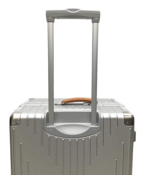 TRiO（TRiO）TRiO (TRiO) アルミスーツケース シルバー×ブラウンの古着・服飾アイテム