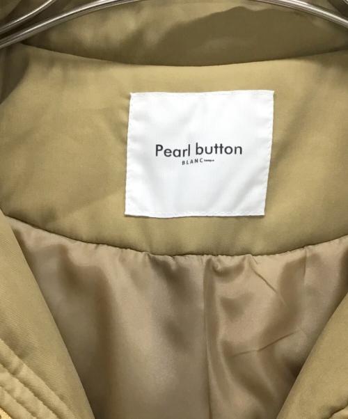 Pearl button BLANC basque（ブランバスク）Pearl button BLANC basque (ブランバスク) 中綿ジャケット カーキ サイズ:38の古着・服飾アイテム