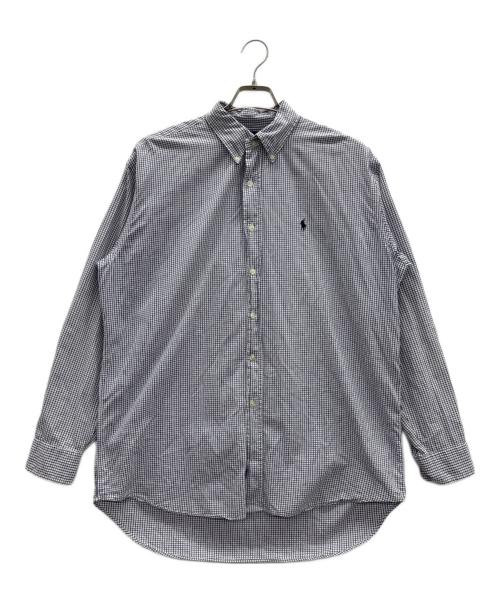 POLO RALPH LAUREN（ポロ・ラルフローレン）POLO RALPH LAUREN (ポロ・ラルフローレン) ボタンダウンシャツ ブルー サイズ:Lの古着・服飾アイテム