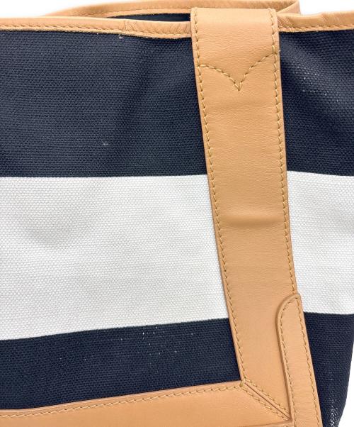BALENCIAGA（バレンシアガ）BALENCIAGA (バレンシアガ) ハンドバッグ ホワイト×ブラック×ブラウンの古着・服飾アイテム