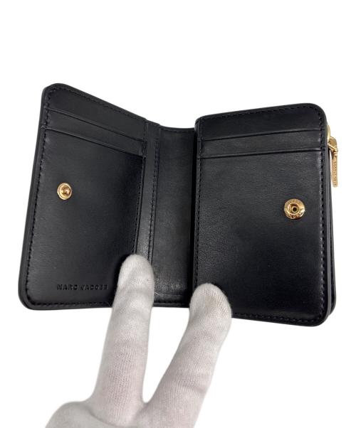 MARC JACOBS（マークジェイコブズ）MARC JACOBS (マークジェイコブズ) ミニグリッターコンパクトウォレット ゴールドの古着・服飾アイテム