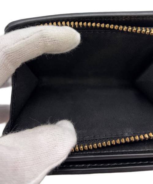 MARC JACOBS（マークジェイコブズ）MARC JACOBS (マークジェイコブズ) ミニグリッターコンパクトウォレット ゴールドの古着・服飾アイテム