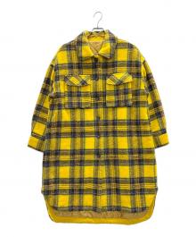 AKANE（アカネ）の古着「ウール混コート」｜イエロー