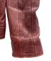 中古・古着 Liugoo Leathers (リューグーレザーズ) ラムレザーライダースジャケット レッド サイズ:M：7000円
