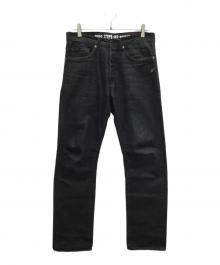A BATHING APE（ア ベイシング エイプ）の古着「デニムパンツ」｜ブラック