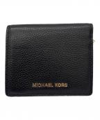 MICHAEL KORSマイケル・コース）の古着「2つ折り財布」｜ブラック×ベージュ