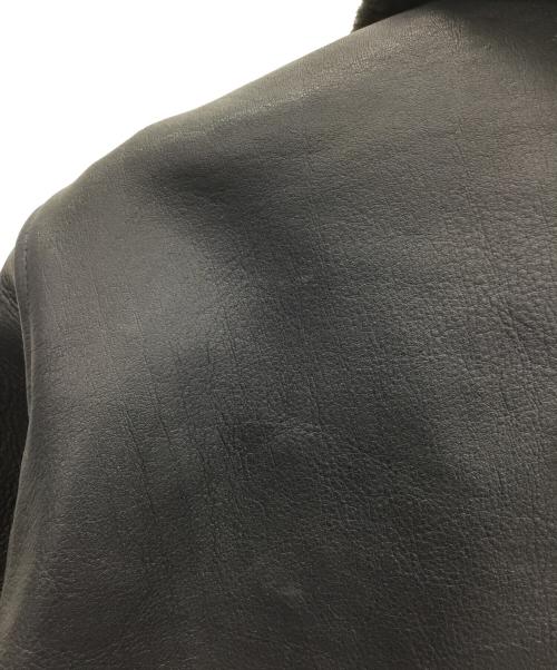 N.HOOLYWOOD（エヌ ハリウッド）N.HOOLYWOOD (エヌ ハリウッド) レザージャケット ネイビー サイズ:38の古着・服飾アイテム