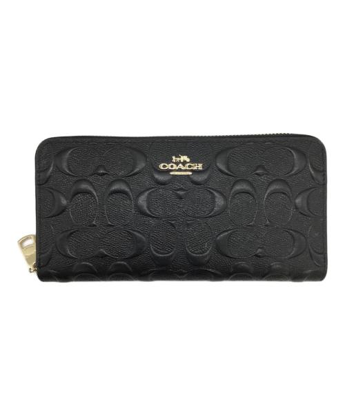 COACH（コーチ）COACH (コーチ) 長財布 ブラックの古着・服飾アイテム