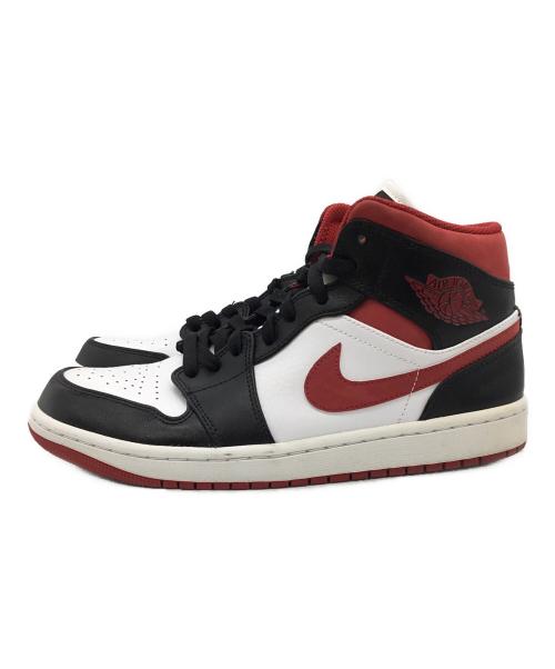 NIKE（ナイキ）NIKE (ナイキ) Air Jordan 1 Mid (エアジョーダン1 ミッド) ホワイト×ブラック サイズ:27の古着・服飾アイテム