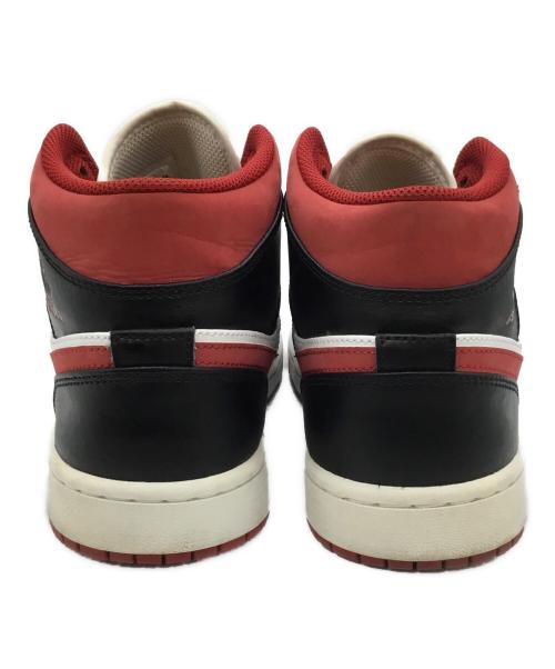 NIKE（ナイキ）NIKE (ナイキ) Air Jordan 1 Mid (エアジョーダン1 ミッド) ホワイト×ブラック サイズ:27の古着・服飾アイテム