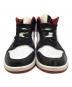 NIKE (ナイキ) Air Jordan 1 Mid (エアジョーダン1 ミッド) ホワイト×ブラック サイズ:27：5000円