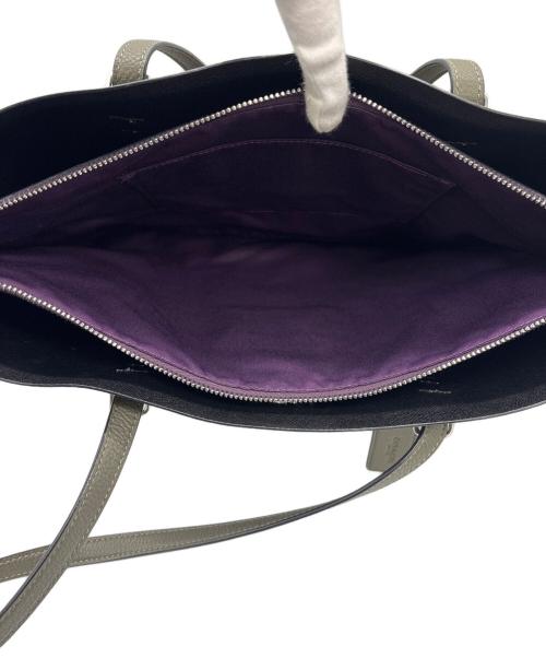 COACH（コーチ）COACH (コーチ) トートバッグ グリーン×パープルの古着・服飾アイテム