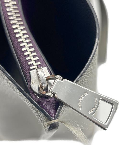 COACH（コーチ）COACH (コーチ) トートバッグ グリーン×パープルの古着・服飾アイテム