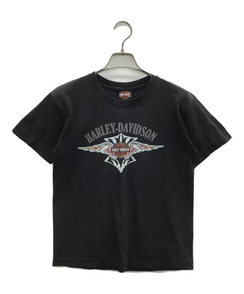 HARLEY-DAVIDSON（ハーレーダビッドソン）HARLEY-DAVIDSON (ハーレーダビッドソン) プリントTシャツ ブラック サイズ:Mの古着・服飾アイテム