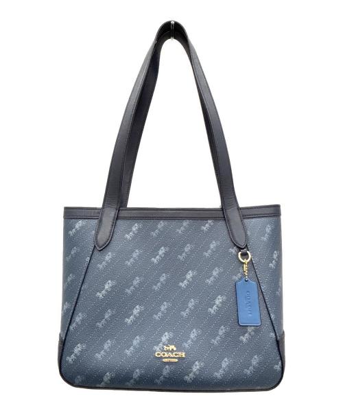 COACH（コーチ）COACH (コーチ) トートバッグ ブルーの古着・服飾アイテム