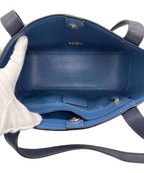 COACH（コーチ）COACH (コーチ) トートバッグ ブルーの古着・服飾アイテム