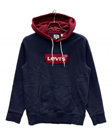 中古・古着通販】LEVI'S (リーバイス) プルオーバーパーカー ネイビー