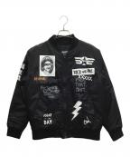 REMEDYレメディ）の古着「MA-1ジャケット」｜ブラック