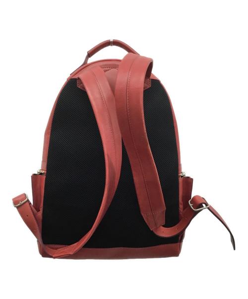 azzuni（アッズーニ）azzuni (アッズーニ) レザーリュック レッドの古着・服飾アイテム