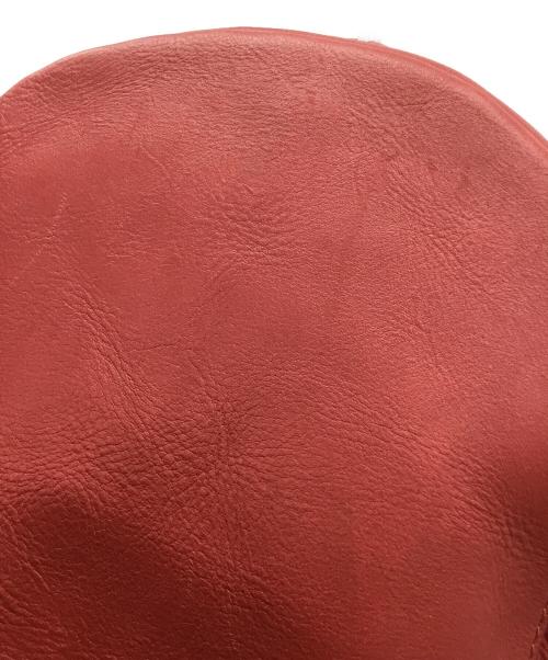 azzuni（アッズーニ）azzuni (アッズーニ) レザーリュック レッドの古着・服飾アイテム