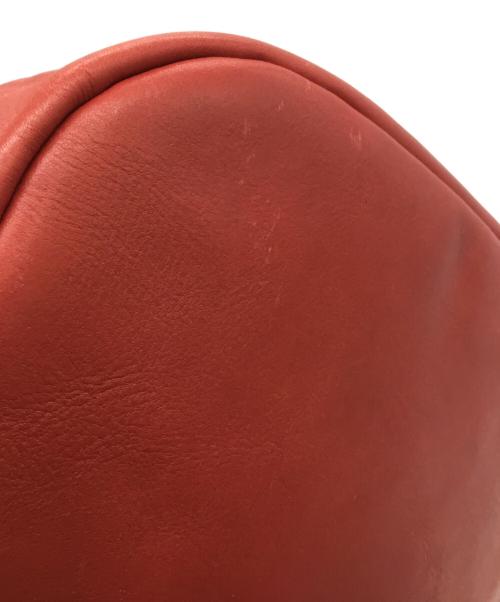 azzuni（アッズーニ）azzuni (アッズーニ) レザーリュック レッドの古着・服飾アイテム