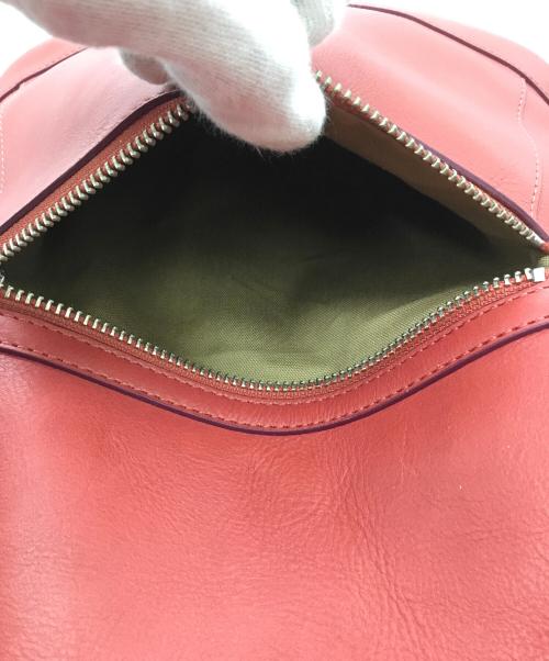 azzuni（アッズーニ）azzuni (アッズーニ) レザーリュック レッドの古着・服飾アイテム