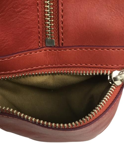 azzuni（アッズーニ）azzuni (アッズーニ) レザーリュック レッドの古着・服飾アイテム