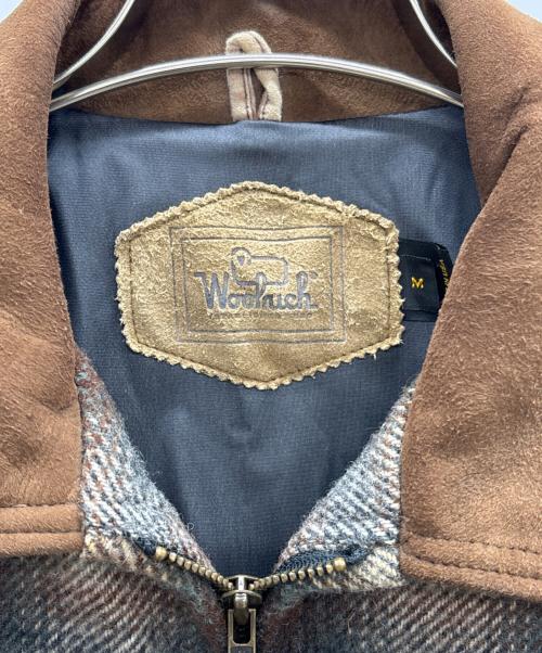 WOOLRICH（ウールリッチ）WOOLRICH (ウールリッチ) ウールジャケット ブラウン×グリーン サイズ:Mの古着・服飾アイテム
