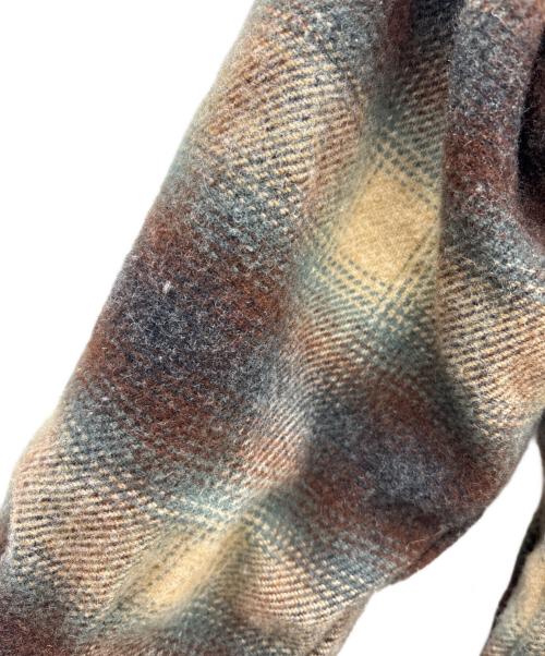 WOOLRICH（ウールリッチ）WOOLRICH (ウールリッチ) ウールジャケット ブラウン×グリーン サイズ:Mの古着・服飾アイテム