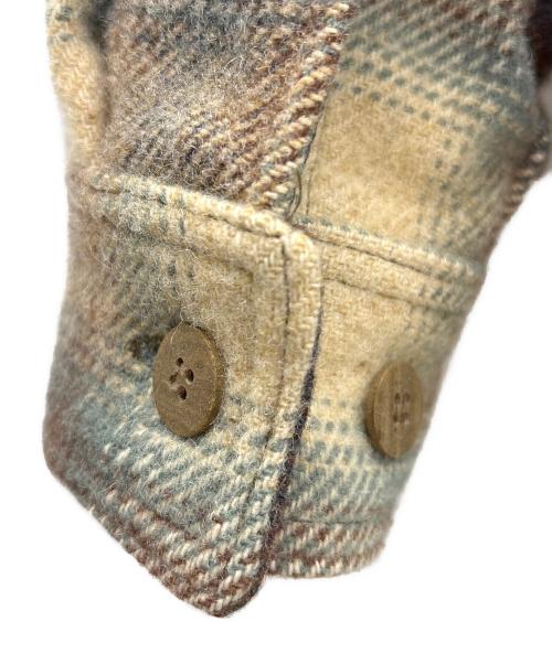 WOOLRICH（ウールリッチ）WOOLRICH (ウールリッチ) ウールジャケット ブラウン×グリーン サイズ:Mの古着・服飾アイテム