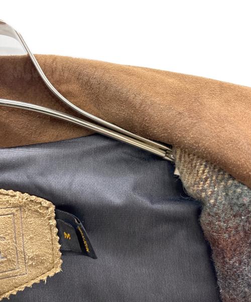 WOOLRICH（ウールリッチ）WOOLRICH (ウールリッチ) ウールジャケット ブラウン×グリーン サイズ:Mの古着・服飾アイテム