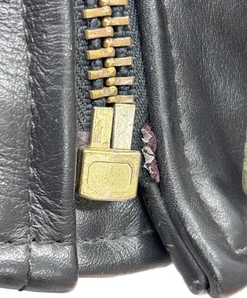 VANSON（バンソン）VANSON (バンソン) ダブルライダースジャケット ブラック サイズ:36の古着・服飾アイテム