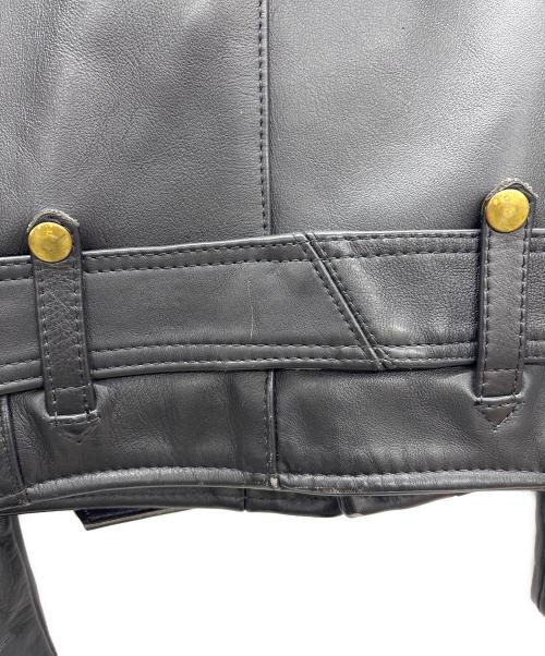 VANSON（バンソン）VANSON (バンソン) ダブルライダースジャケット ブラック サイズ:36の古着・服飾アイテム