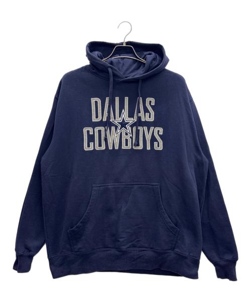 DALLAS COWBOYS（ダラス カウボーイズ）DALLAS COWBOYS (ダラス カウボーイズ) プルオーバーパーカー ネイビー サイズ:XLの古着・服飾アイテム