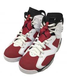 NIKE（ナイキ）の古着「AIR JORDAN 6 RETRO "Carmine" (エア ジョーダン 6 レトロ)」｜ホワイト×レッド