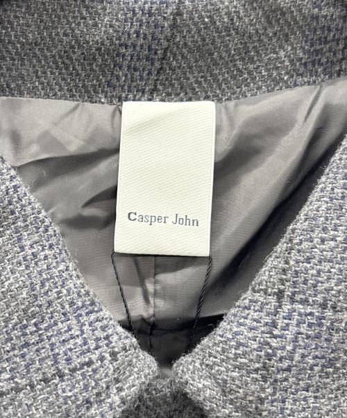 Casper John（キャスパージョン）Casper John (キャスパージョン) ステンカラーコート グレー サイズ:M 未使用品の古着・服飾アイテム