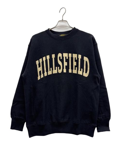 HILLS FIELD（ヒルズフィールド）HILLS FIELD (ヒルズフィールド) 裏起毛スウェット ブラック サイズ:XLの古着・服飾アイテム