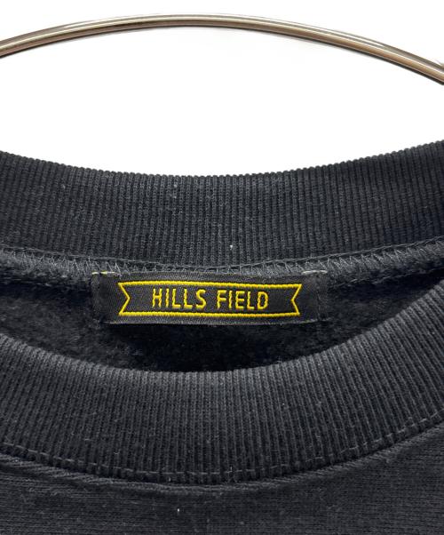 HILLS FIELD（ヒルズフィールド）HILLS FIELD (ヒルズフィールド) 裏起毛スウェット ブラック サイズ:XLの古着・服飾アイテム