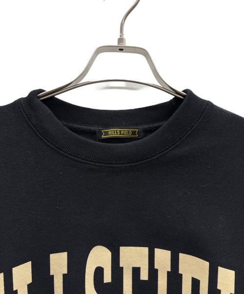 HILLS FIELD（ヒルズフィールド）HILLS FIELD (ヒルズフィールド) 裏起毛スウェット ブラック サイズ:XLの古着・服飾アイテム