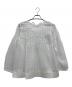 Ample（アンプル）の古着「シアーブラウス」｜ホワイト