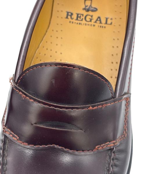 REGAL（リーガル）REGAL (リーガル) コインローファー ブラウン サイズ:24.5cmの古着・服飾アイテム