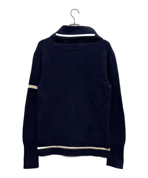 POLO（ポロ）POLO (ポロ・ラルフローレン) レタードカーディガン ネイビー サイズ:Mの古着・服飾アイテム