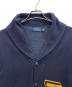 中古・古着 POLO (ポロ・ラルフローレン) レタードカーディガン ネイビー サイズ:M：7000円