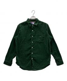 THE NORTH FACE PURPLE LABEL（ノースフェイスパープルレーベル）の古着「コーデュロイシャツ」｜グリーン