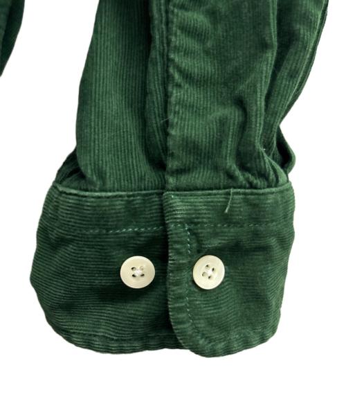 THE NORTH FACE PURPLE LABEL（ノースフェイスパープルレーベル）THE NORTH FACE PURPLE LABEL (ノースフェイスパープルレーベル) コーデュロイシャツ グリーン サイズ:Lの古着・服飾アイテム